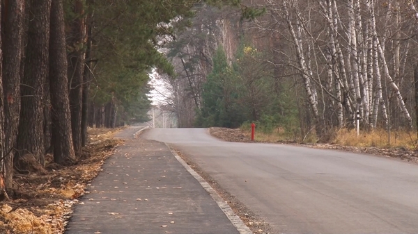 Завершился ремонт дороги по улице Сосновой