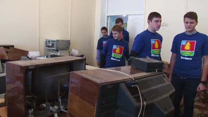 В рамках акции «Школа утилизации: электроника» в Котовске собрали около 1,5 тонн устаревшего оборудования