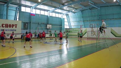 Волейбол.  Заключительный вид спартакиады среди городских округов Тамбовской области прошёл в физкультурно-оздоровительном комплексе Котовска